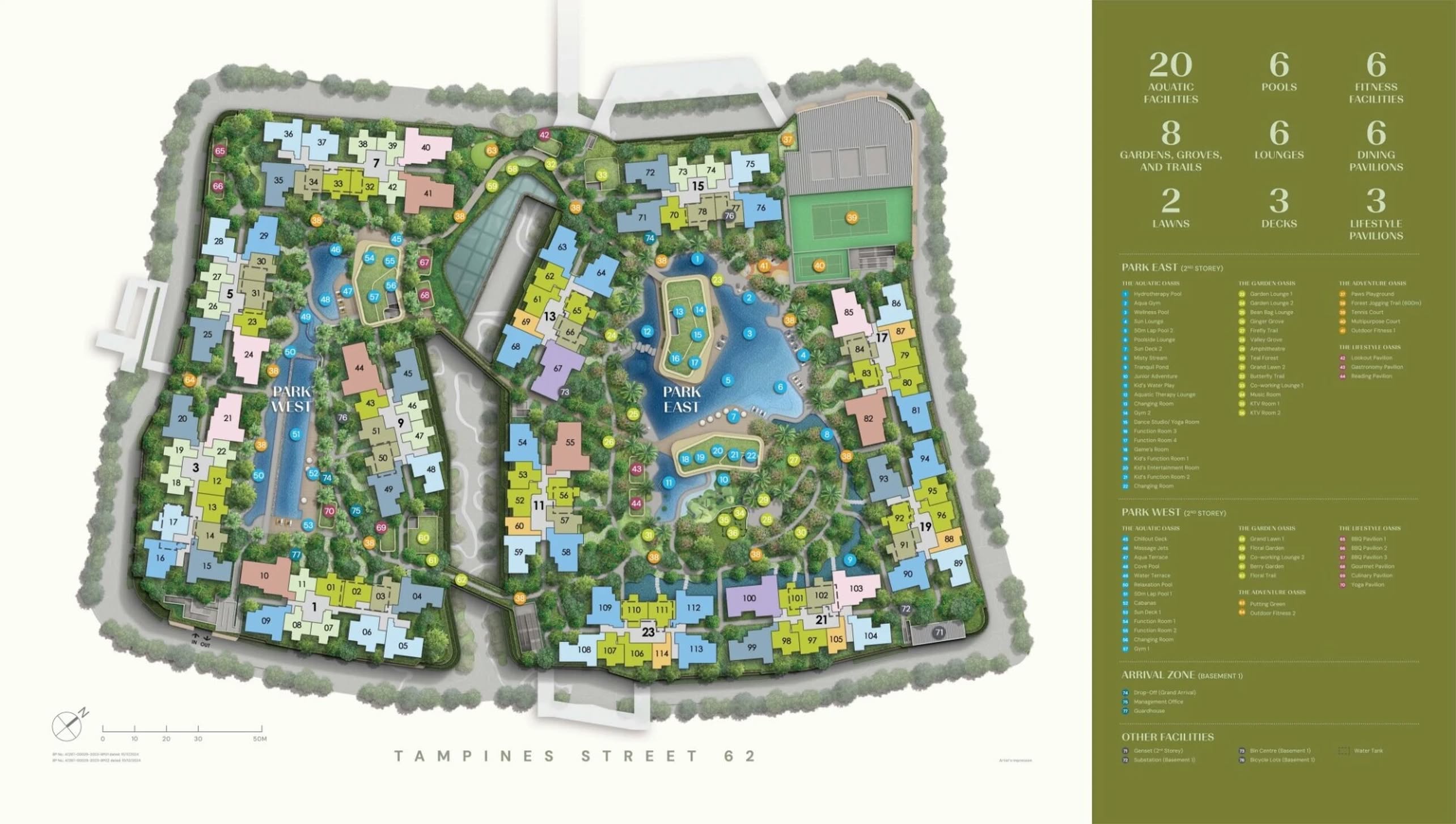 Parktown Residence siteplan